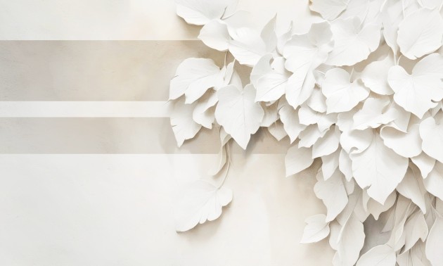 Dekorami Illusion 2 - mural w liście z efektem 3D