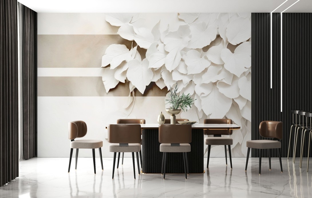 Dekorami Illusion 2 - mural w liście z efektem 3D