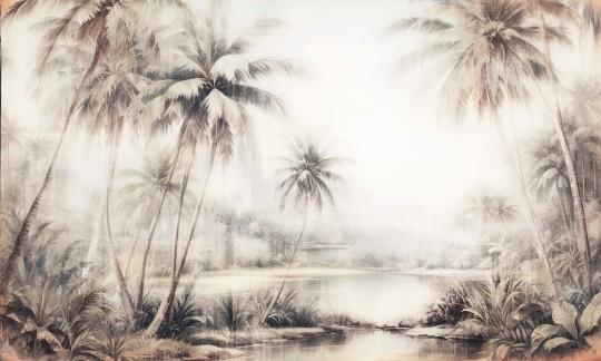 Dekorami Tonga 1 - mural w egzotyczny krajobraz