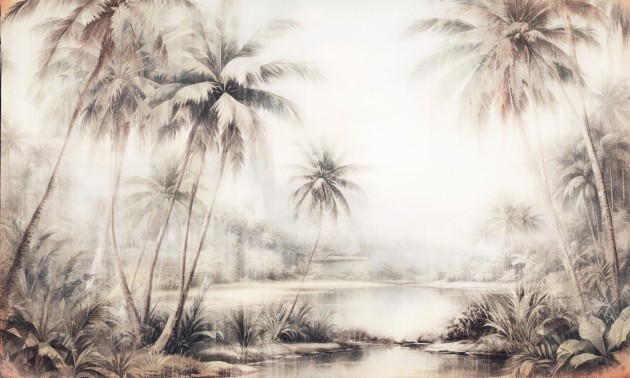 Dekorami Tonga 1 - mural w egzotyczny krajobraz