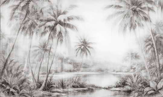 Dekorami Tonga 4 - mural w egzotyczny krajobraz