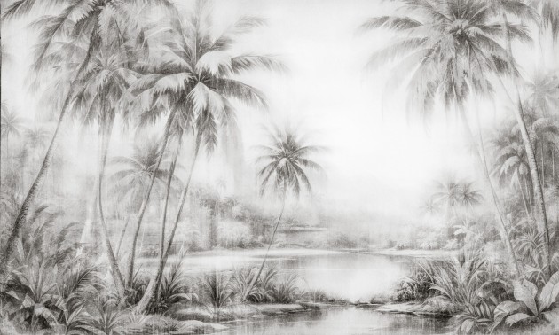 Dekorami Tonga 4 - mural w egzotyczny krajobraz