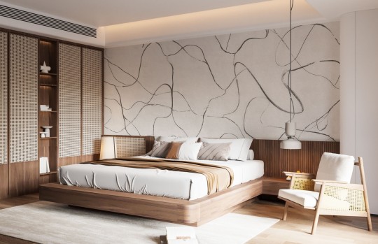 Dekorami BlaBla 1 - mural w abstrakcyjne linie