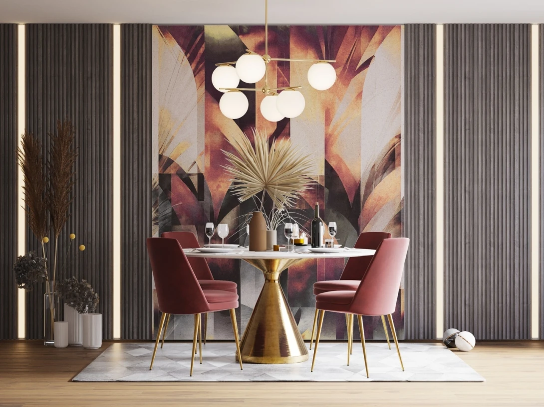 Dekorami Fireworks 4 - mural w abstrakcyjny wzór