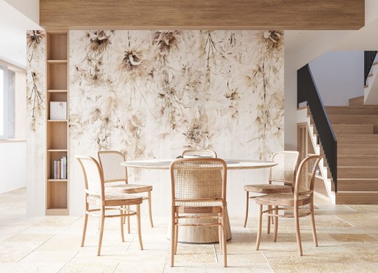 Dekorami Gravity 2 - mural w kwiaty