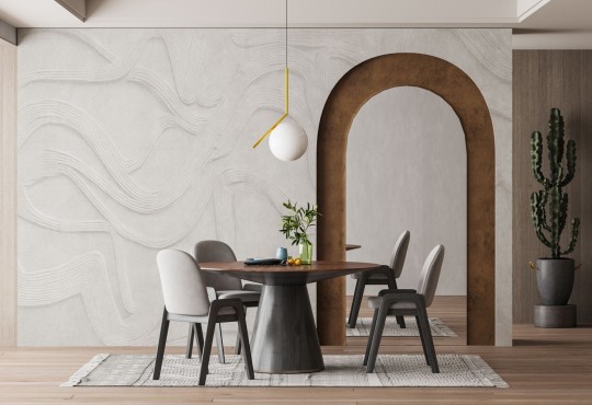 Dekorami Infinito 3 - mural w organiczne linie