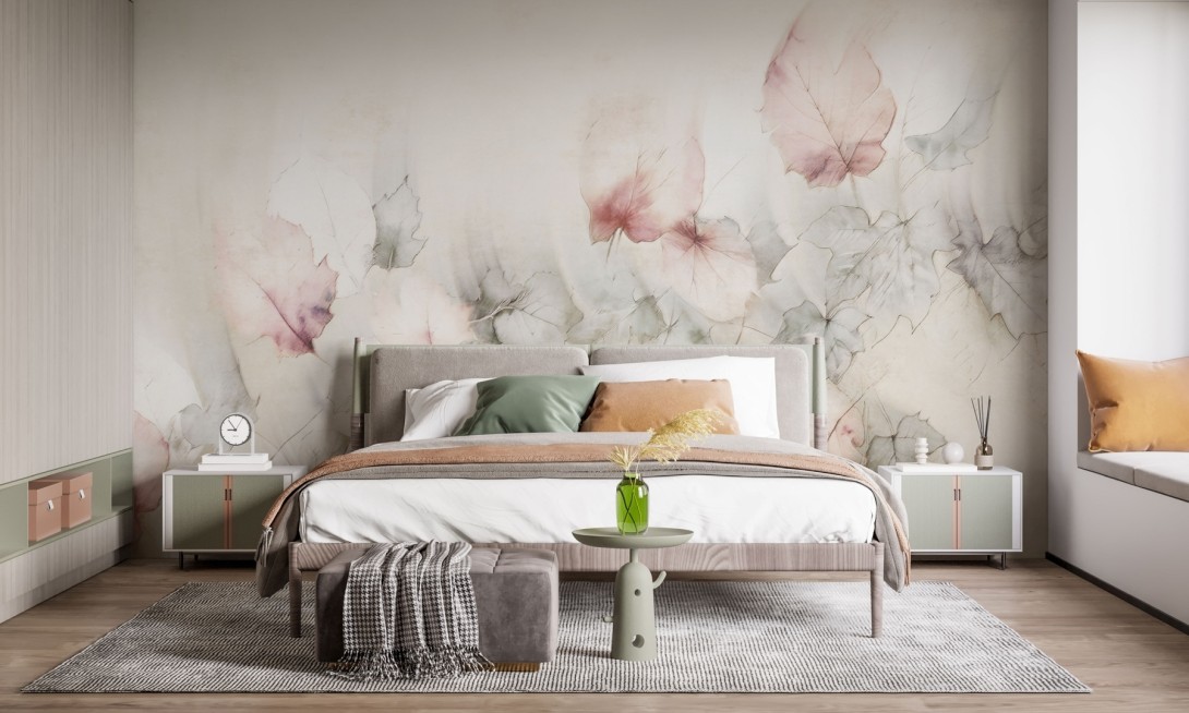 Dekorami Memoir 2 - mural w liście