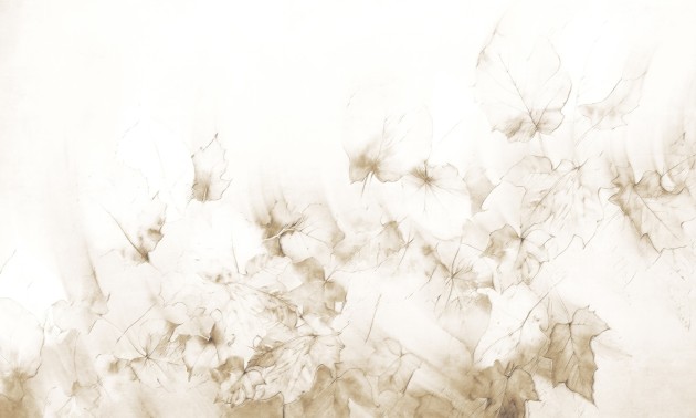 Dekorami Memoir 4 - mural w liście