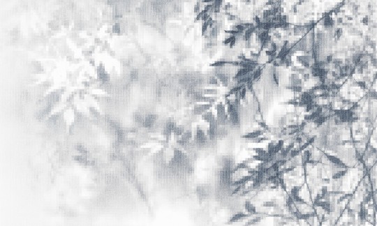 Dekorami Oslo 4 - mural w liście z efektem pikseli