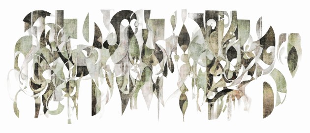 Dekorami Pablo 1 - mural w abstrakcyjny wzór