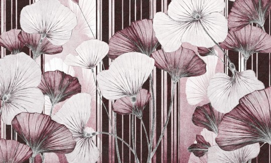 Dekorami Remember 4 - mural w liście miłorzębu