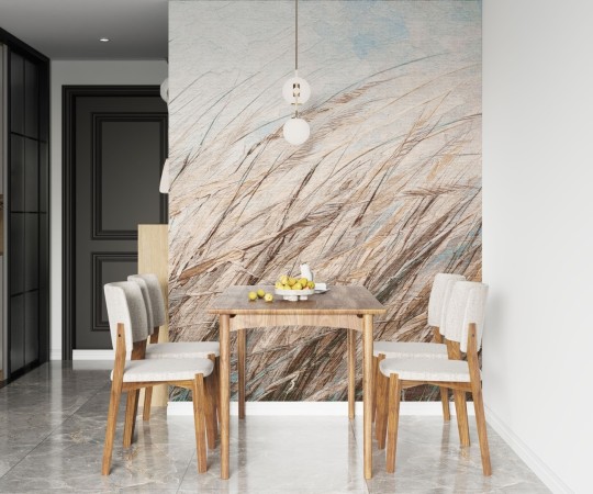 Dekorami Shum 2 - mural w zboże