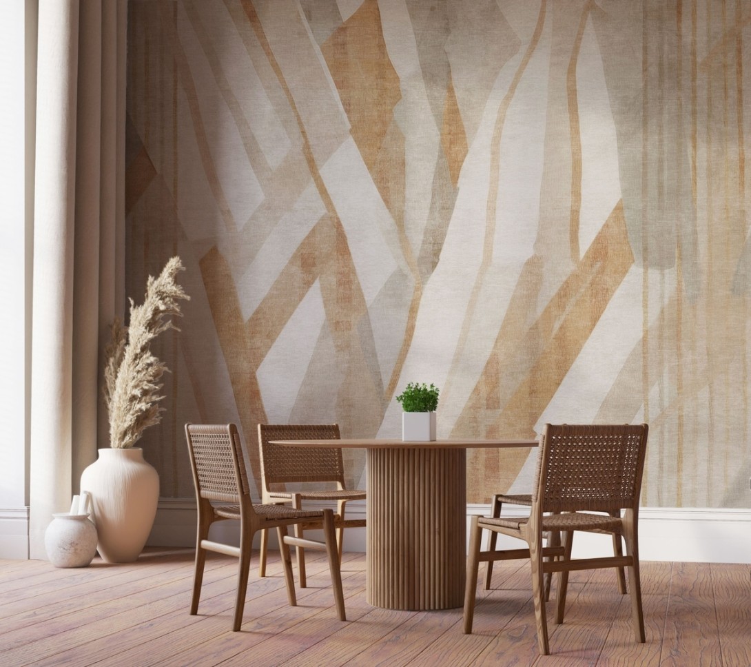 Dekorami Silencio 1 - mural w abstrakcyjny wzór