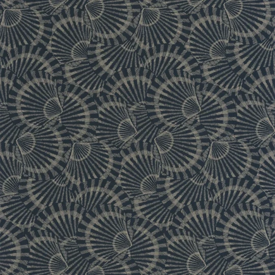 Casadeco 201486909 Seaside Saint Malo Bleu Orage – tapeta w muszle