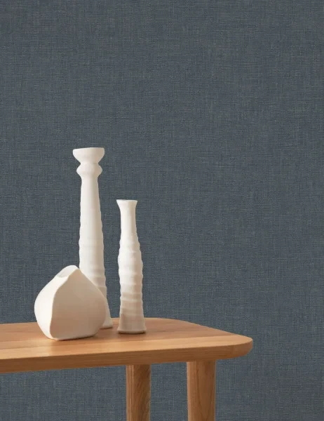 Casadeco 201171505 Seaside Caractère Taupe – tapeta imitująca płótno lniane