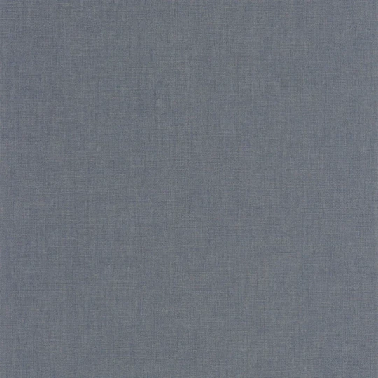 Casadeco 201176886 Seaside Caractère Bleu orage – tapeta imitująca płótno lniane