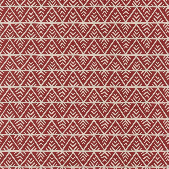 Anna French AT78706 Palampore Jules Red on Flax - tapeta w geometryczny motyw plemienny
