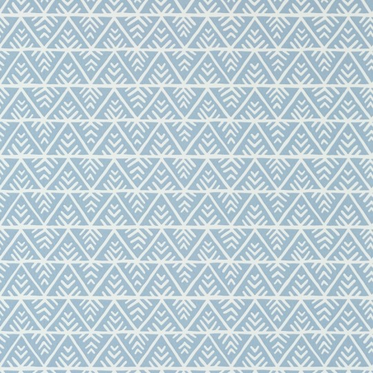 Anna French AT78777 Palampore Jules Blue - tapeta w geometryczny motyw plemienny