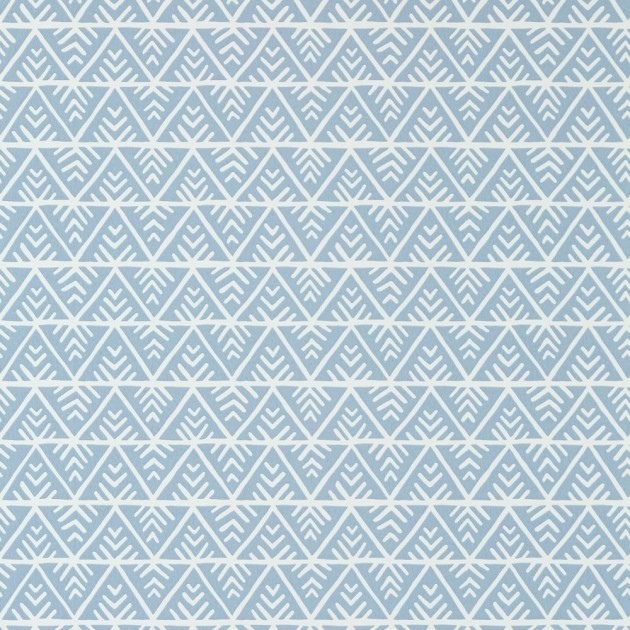 Anna French AT78777 Palampore Jules Blue - tapeta w geometryczny motyw plemienny