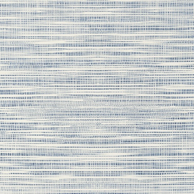 Anna French AT78792 Palampore Gibson Blue - tapeta strukturalna w poziome pasy inspirowana ikatem