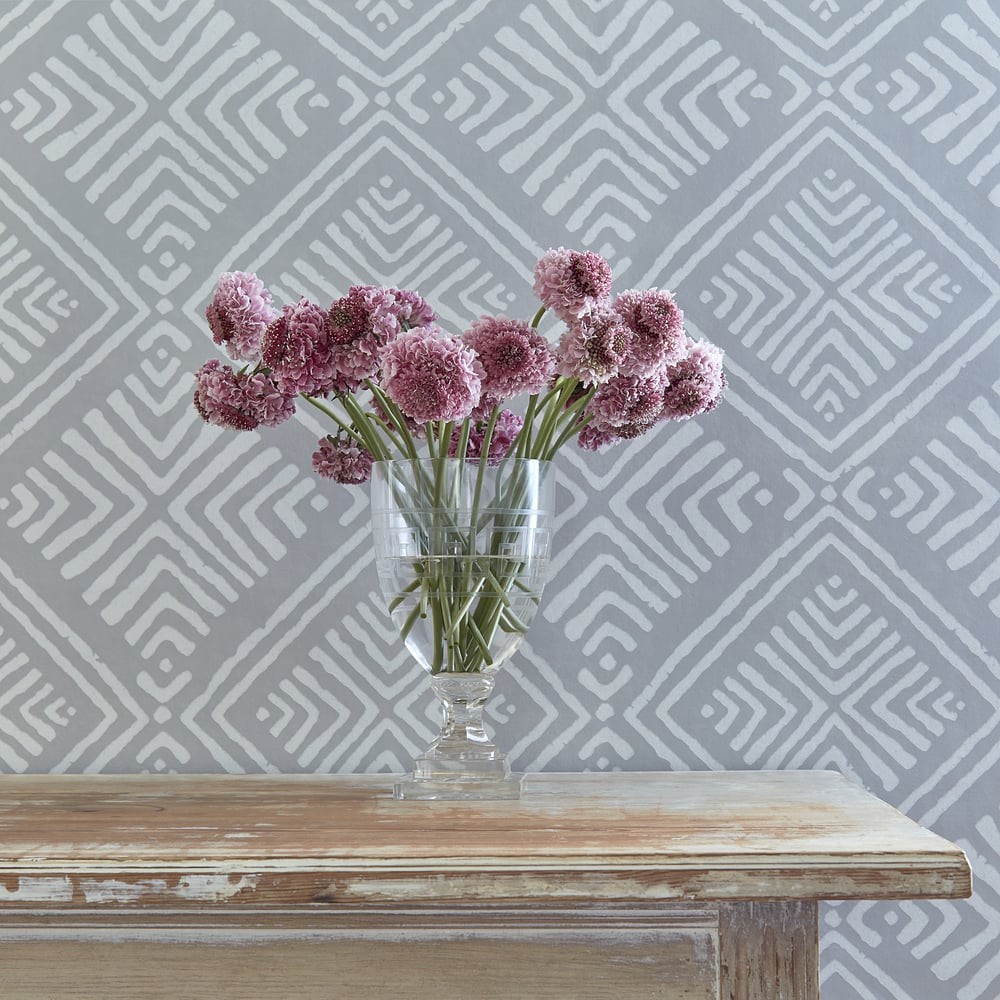 Anna French AT78774 Palampore Donavin Diamond Green - tapeta w plemienne diamenty