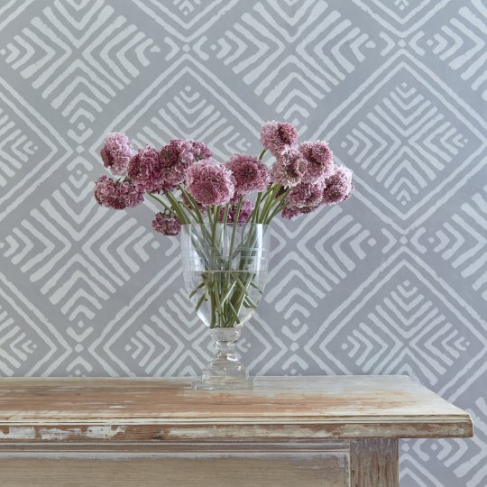 Anna French AT78774 Palampore Donavin Diamond Green - tapeta w plemienne diamenty