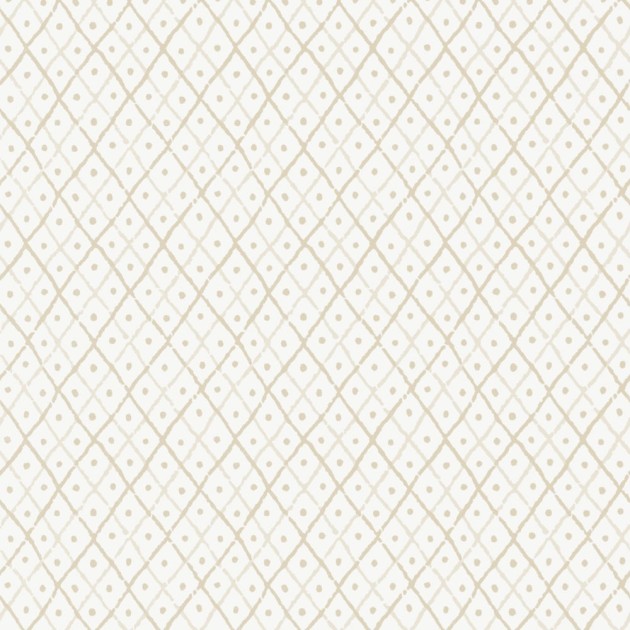 Anna French AT78752 Palampore Mini Trellis Beige - tapeta geometryczna we wzór kratownicy