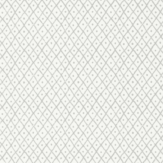 Anna French AT78753 Palampore Mini Trellis Grey - tapeta geometryczna we wzór kratownicy