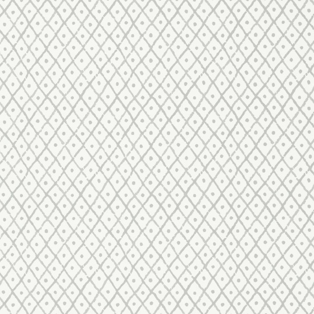 Anna French AT78753 Palampore Mini Trellis Grey - tapeta geometryczna we wzór kratownicy