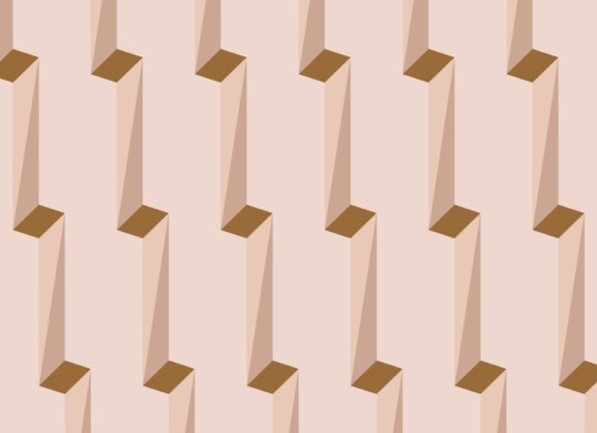 Hovia GE5081PI04R Escher Pink - tapeta w trójwymiarowy motyw architektoniczny