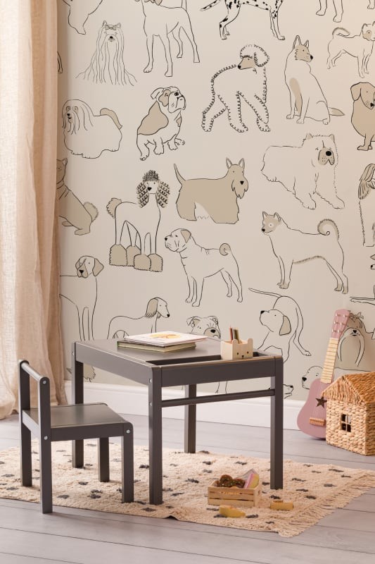 Hovia DO5008NE02W Hound Neutral - mural w psy