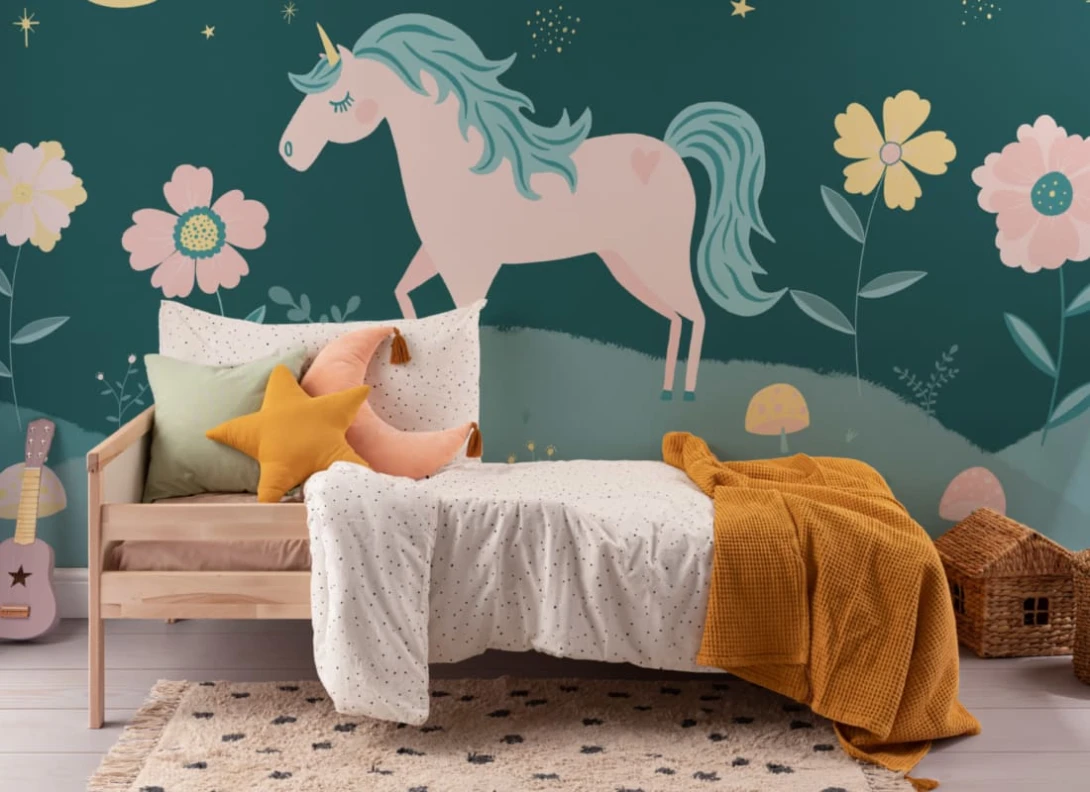 Hovia CH0083BP04W Starlight - mural w jednorożca