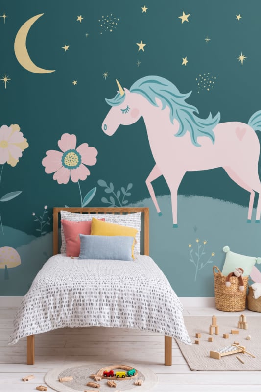 Hovia CH0083BP04W Starlight - mural w jednorożca