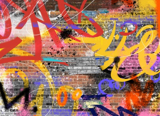 Hovia GR0037MU05W Heights - mural w graffiti na ceglanej ścianie