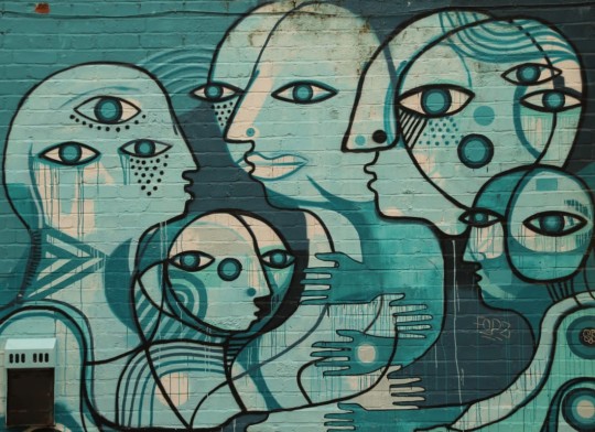 Hovia GR0006GR30W Pablo - mural w graffiti w stylu Picasso