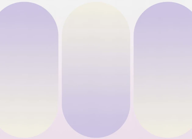 Hovia OM0049PU04W Courreges Lilac - mural w geometryczny wzór ombre