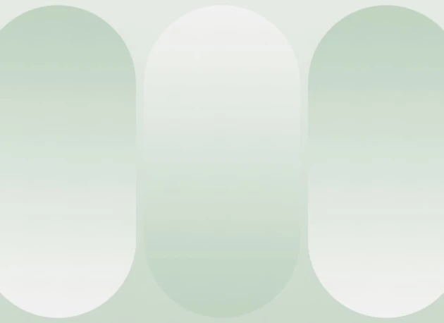Hovia OM0050GR04W Courreges Green - mural w geometryczny wzór ombre