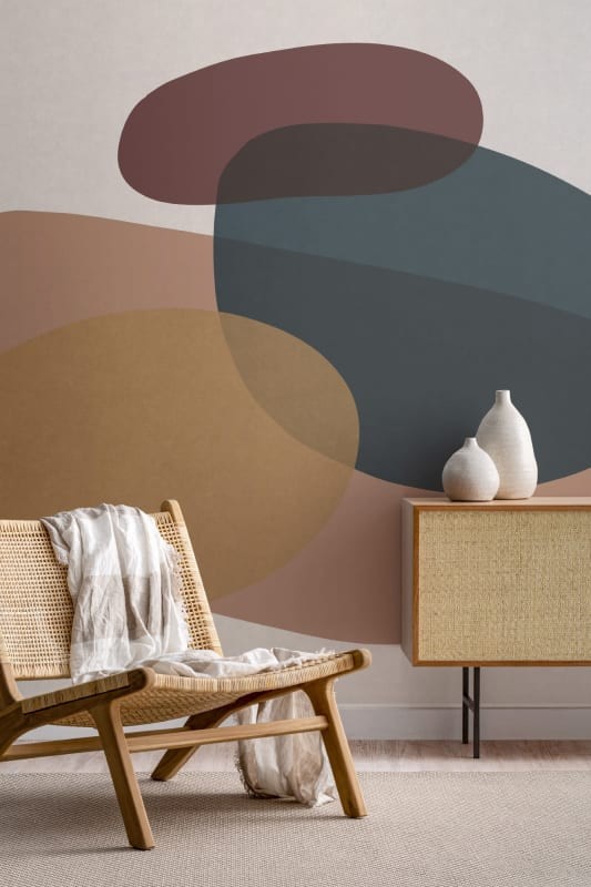 Hovia AB0126MU06W Balance - mural w abstrakcyjny wzór