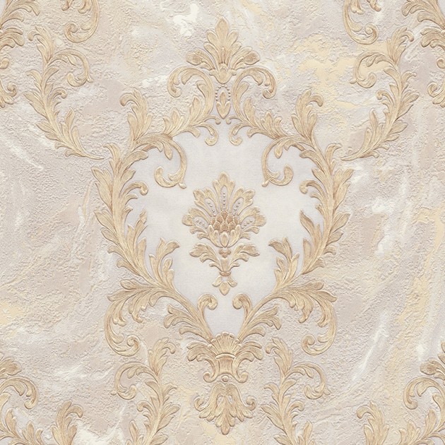 Decori & Decori 83602 Carrara Best – tapeta jak marmur z ornamentem