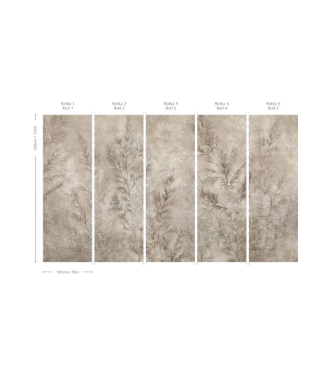 Wallcolors TAP-9180 2025 Dry Grass Beige - mural w motyw traw