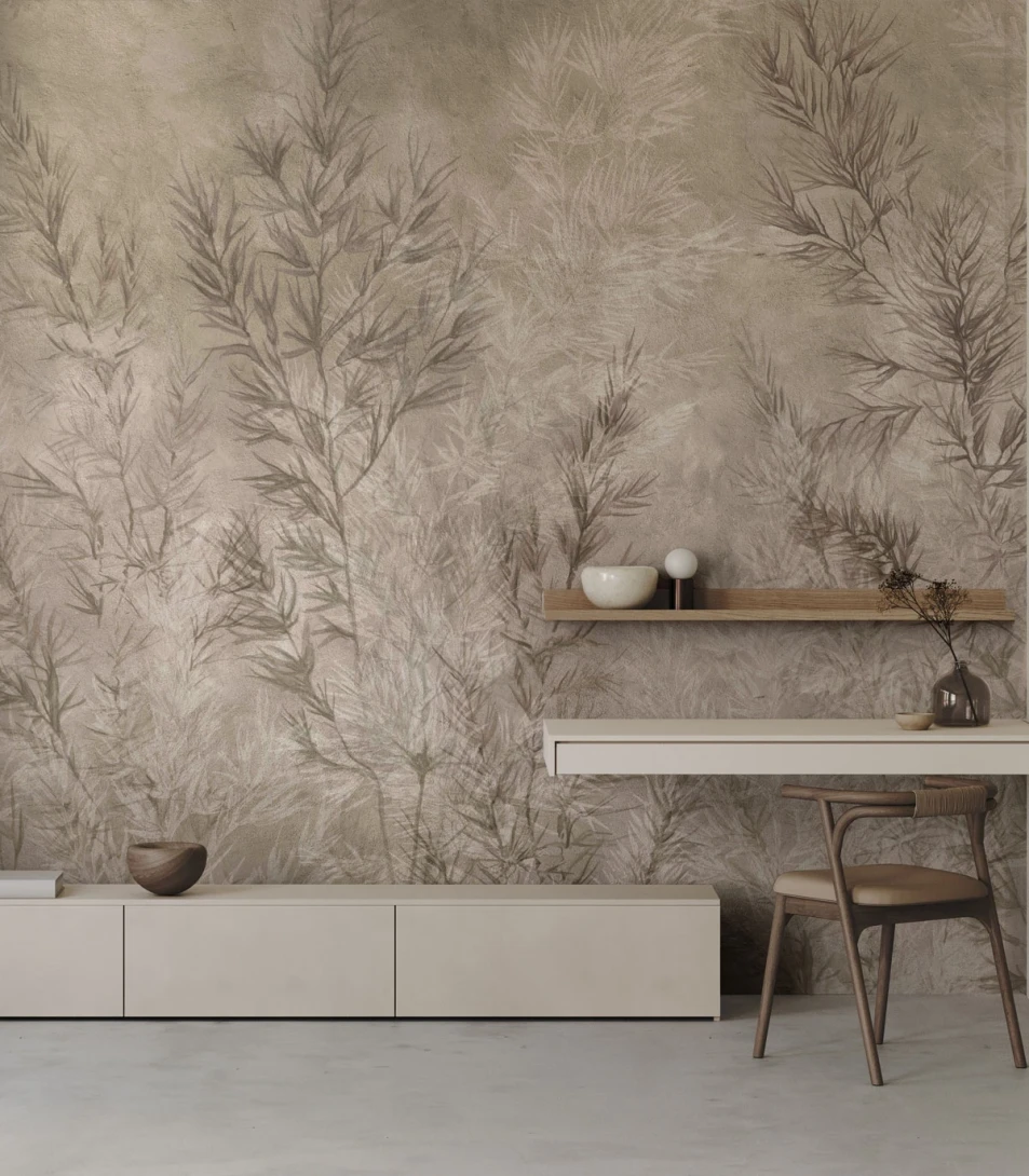 Wallcolors TAP-9180 2025 Dry Grass Beige - mural w motyw traw