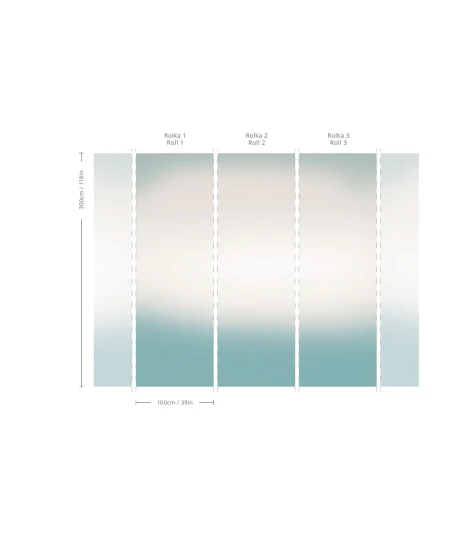 Wallcolors TAP-9230 2025 Ombre Mare - mural z efektem ombre