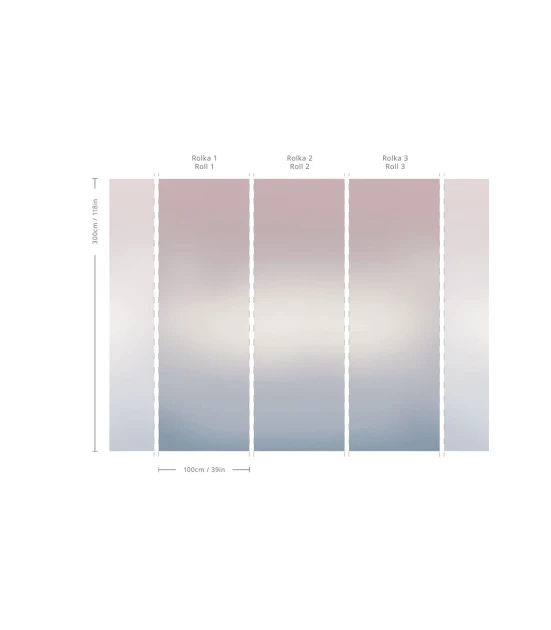 Wallcolors TAP-9232 2025 Ombre Dune - mural z efektem ombre