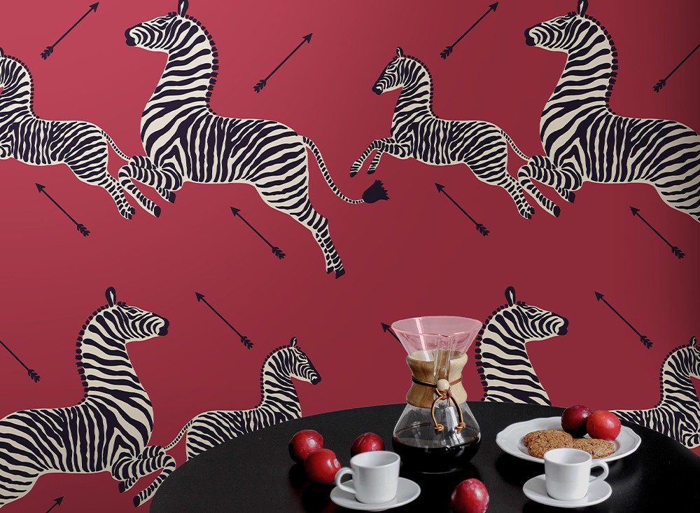 J&V 26004 Scalamandre Zebras - tapeta w zebry