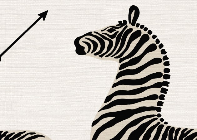 J&V 26006 Scalamandre Zebras - tapeta w zebry