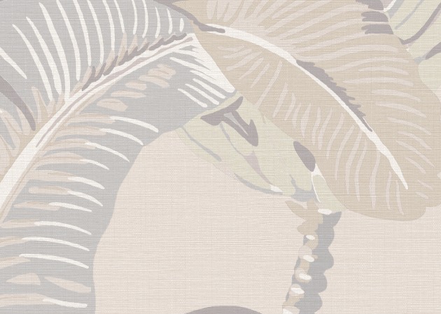 J&V 26013 Scalamandre Hinson Palms - tapeta w liście bananowca
