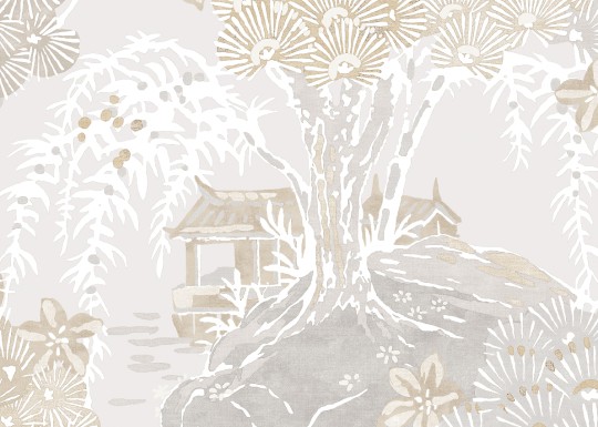 J&V 26031 Scalamandre Sea of Trees - tapeta z krajobrazem drzew