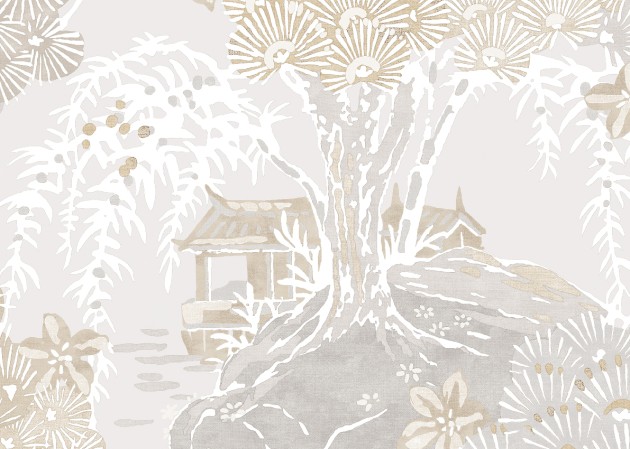 J&V 26031 Scalamandre Sea of Trees - tapeta z krajobrazem drzew