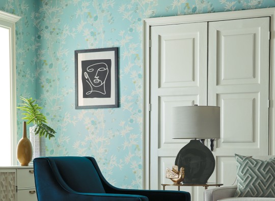 J&V 26057 Scalamandre Jardin de Chine - tapeta chinoiserie