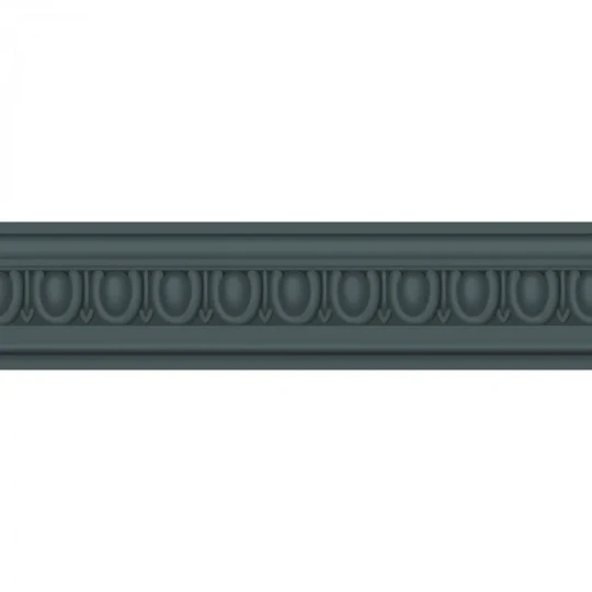Casadeco 201356692 Moulures & Co La baronne Bleu petrole – border jak listwa ścienna